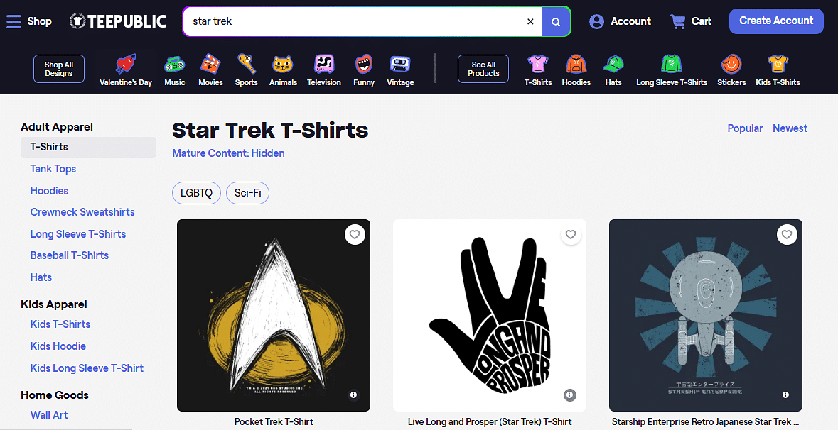 Support Trek Geeks by shopping for Trek Tees on our TeePublic store!