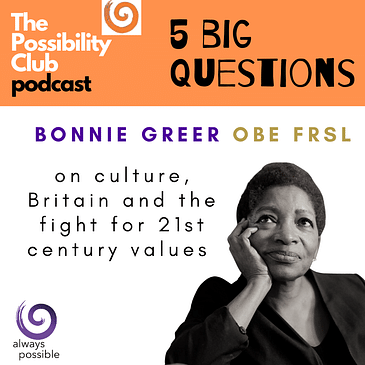 5 Big Questions: BONNIE GREER OBE FRSL