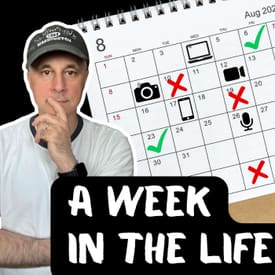 A Week in My Life as a Part-Time Content Creator, with Tips, Strategies, and Resources