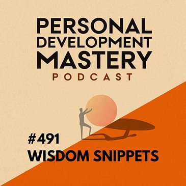 #491 Why you’re not instantly successful when you try something new, and how to actually stick with it. (Personal development wisdom snippets)