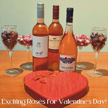 Exciting Rosés for Valentine’s Day! (Romantic rosé wines, unique and fun rosé wines, Agiorgitiko Rosé, Zinfandel Rosé, Negroamaro Rosé, rosé for red wine drinkers, Galentine’s Day rosé)