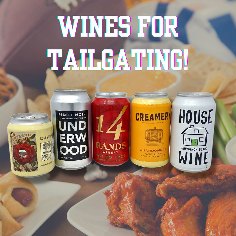 The Ultimate Tailgate Tin with Wine