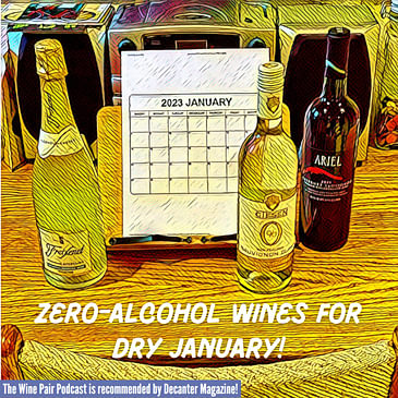 Zero-Alcohol Wines for Dry January 2023! (WTF is Dealcoholized Wine? Wines for Drynuary, Alcohol-free sparkling wine, zero alcohol Sauvignon Blanc, Dealcoholized Cabernet Sauvignon