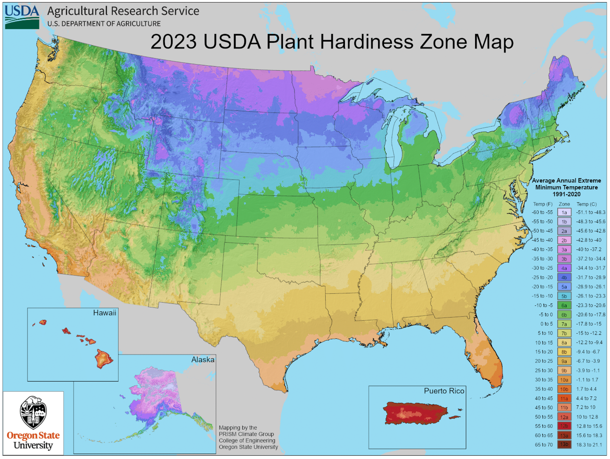 New USDA Plant Hardiness Zone Map: How will it affect your garden ...