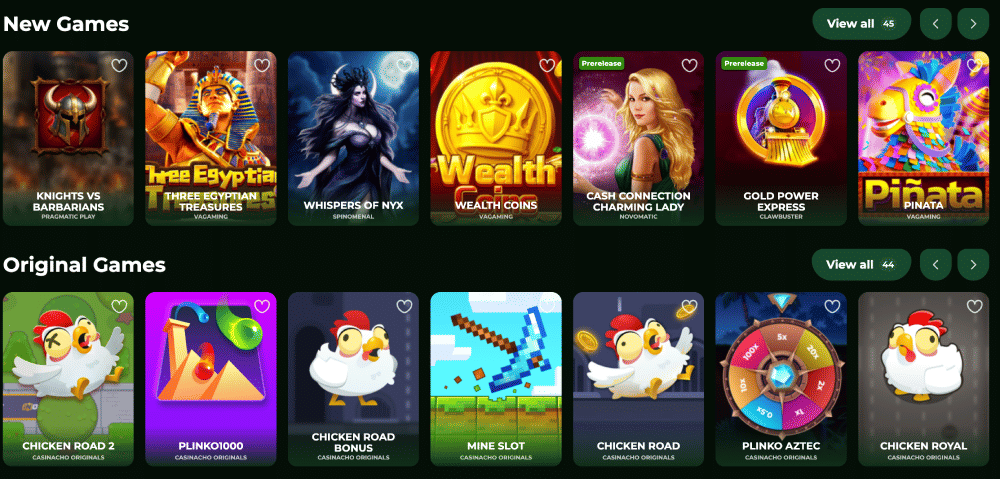 Service d'assistance client de Casinacho Casino