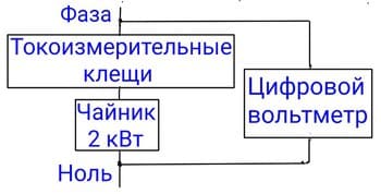 Схема измерения сопротивления линии.JPG